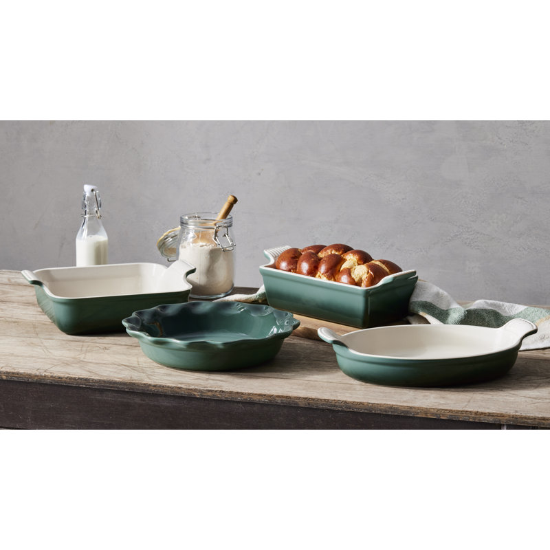 Le Creuset Stoneware 4 Piece Heritage Bakeware Set, Artichaut