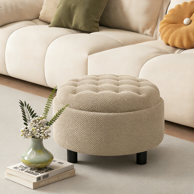 Table basse avec repose-pieds et rangement Modern, Chameau