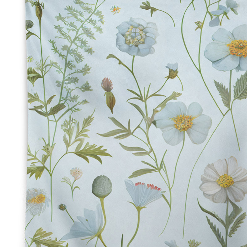 Tapisserie en polyester avec des punaises, H 32 po x l 39 po