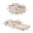 Multi-Function Folding Sofa with High-Density Foam, Linen Upholstery, and Storage Pockets-1100786200
