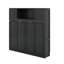 Lit escamotable double avec armoires de rangement