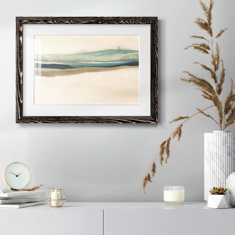 " Layered Horizon II ", Black, 22" H x 32" W x 1.5" D