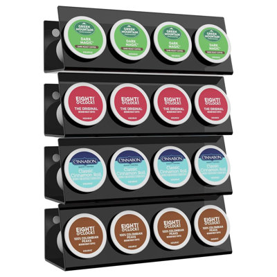 Acrylic Coffee Pods Organizer Stand Magnetic