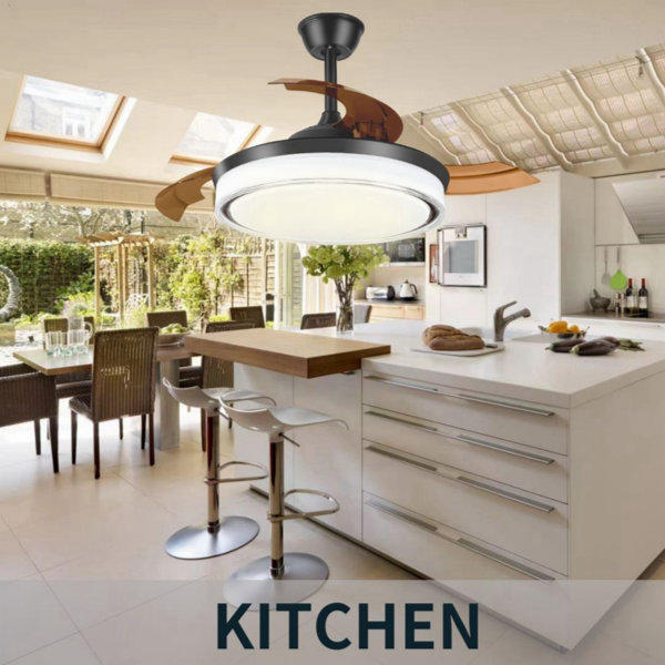 Wrought Studio Jehuda 42'' Ceiling Fan with LED Lights - Wayfair Canada