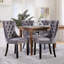 Chaises de salle à manger, chaise de salle à manger rembourrée haut de gamme avec anneau clouté-531111163-511006597-511006614