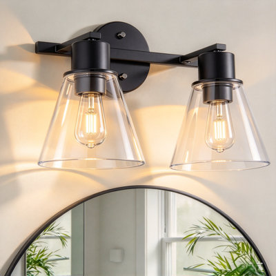 Lampes murales doubles