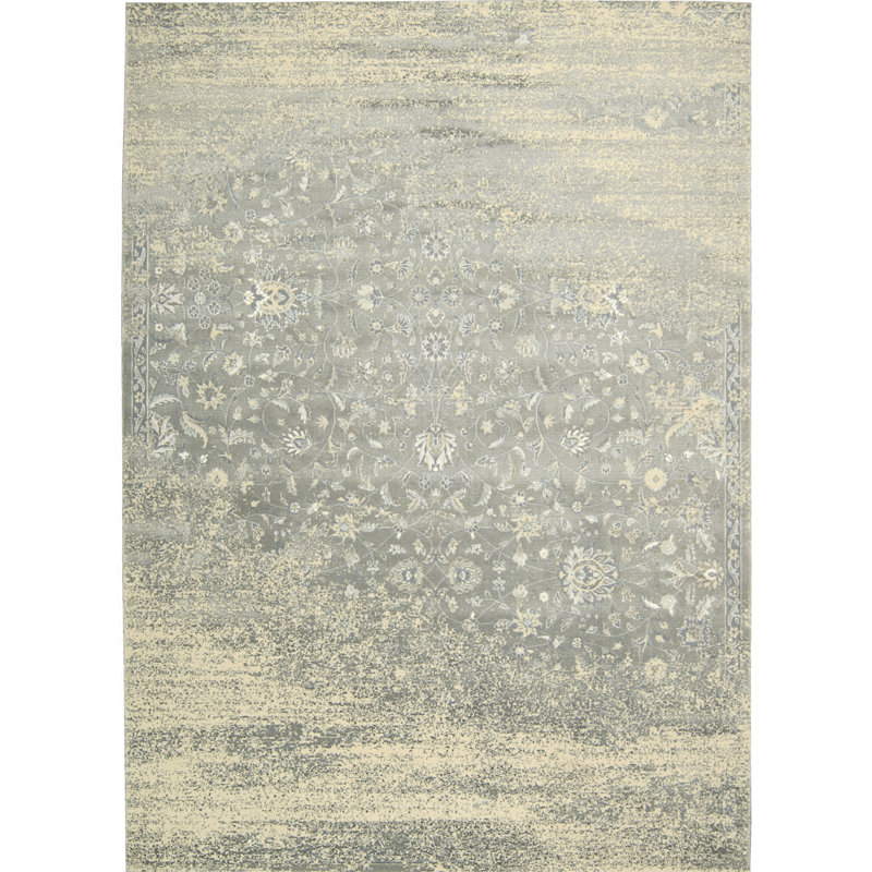 Bourgault Viscose Abstract Indoor Rug, Rectangle 3'5" x 5'5"