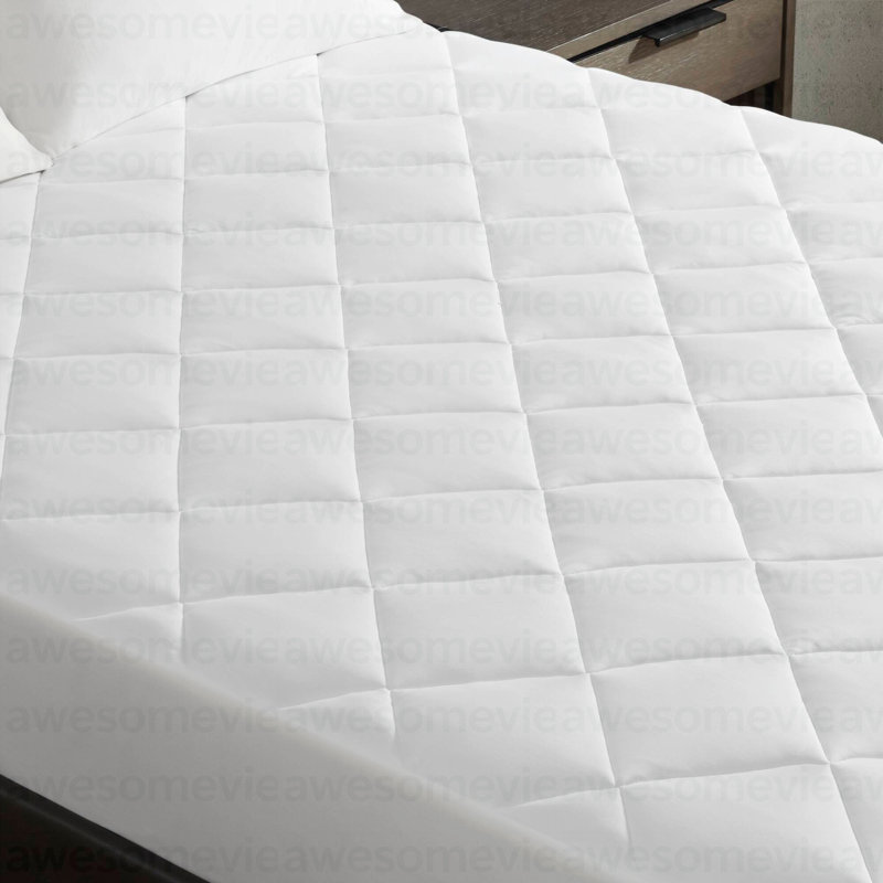 Surmatelas à poches profondes très grand blanc, Très grand