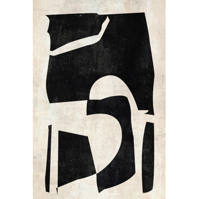 Enno Moon Cutouts II On Canvas by Melissa Wang Print