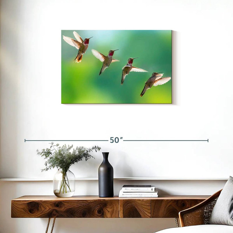 Colibris volants, H 20 po x l 30 po