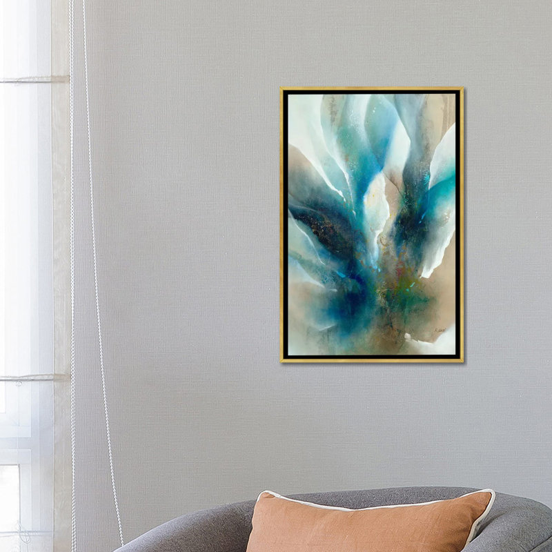 Sapphire Lights I - reproduction d'art murale - toile encadrée, H 26 po x l 18 po, Reproduction encadrée sans passe-partout