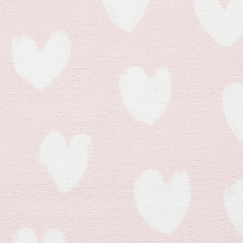 CL Kids - Hearts Pink - 080 x 150, Rectangle 80 x 150 cm