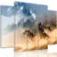 Foggy Forest - 5 Piece No Frame Print on Canvas