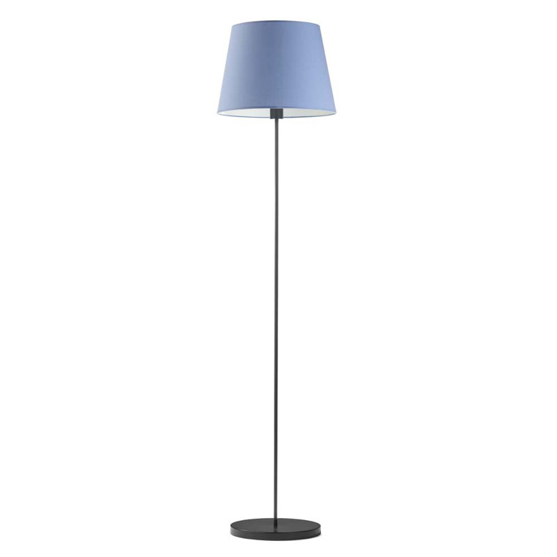 Artimus 162.5cm Traditional Floor Lamp, Blue, Black