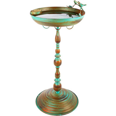 Bain d'oiseaux en métal Chrislaine