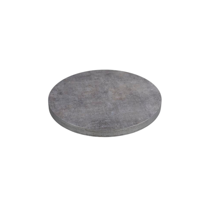 Midtown Frosted Slate Gray Square Indoor Tabletop