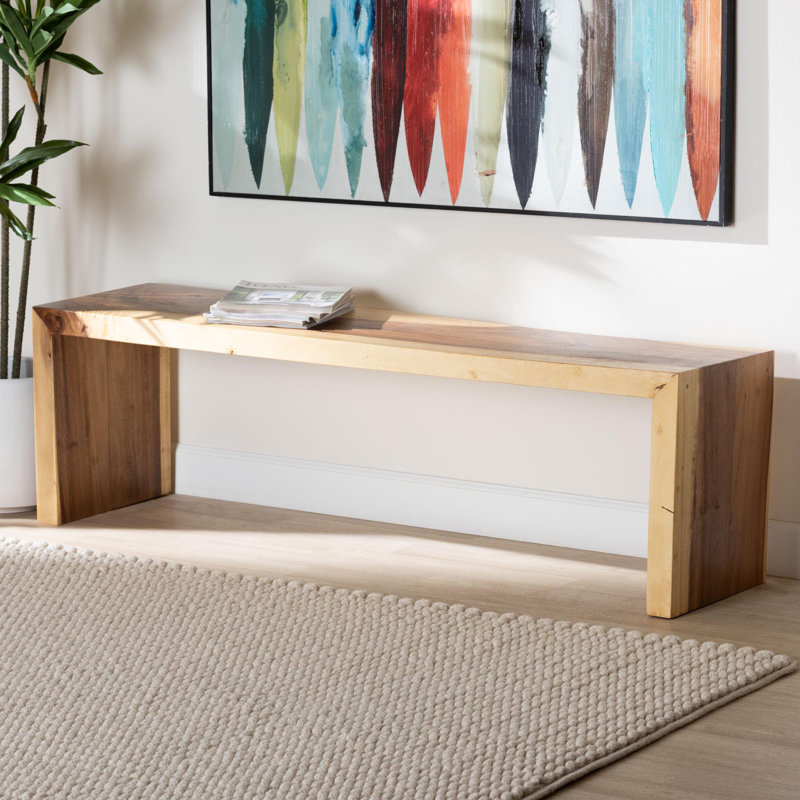 Banc d'appoint en bois massif Suar Bali & Pari Bai