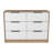 Marion 4-Drawer Dresser with Open Storage Shelves – White & Natural-2110924946
