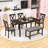 Deshana 6 - Person Four Leg Dining Set-117586694