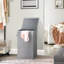 Wood Laundry Hamper with Handles-18160359