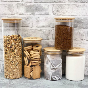 Glass Jar - Set of 5