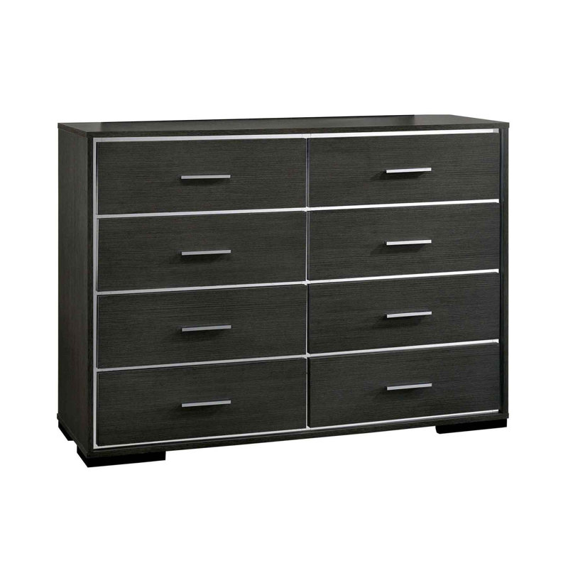 Commode double 8 tiroirs avec Miroir Petronille