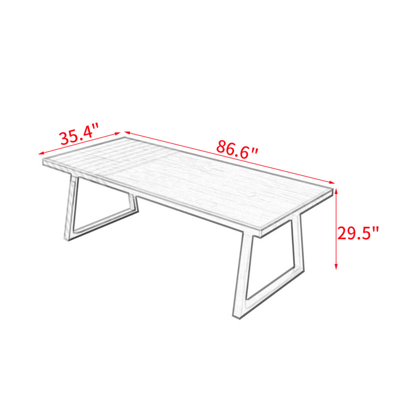 Winifield, 29.5"H x 86.6"L x 35.4"W