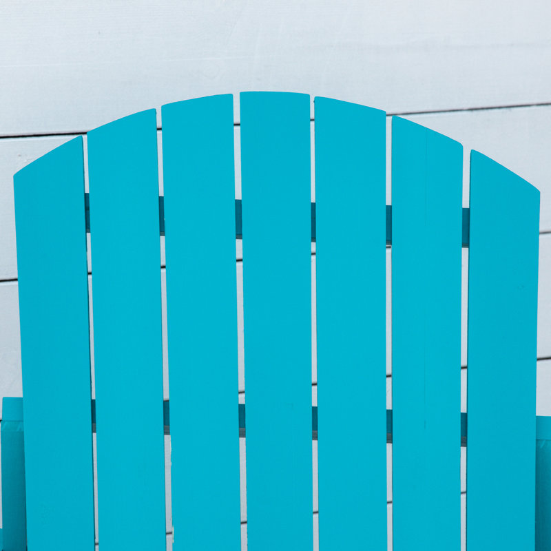 Chaise bleu ciel avec porte-gobelet et protection contre les intempéries pour patio, pelouse, terrasse, jardin, cour arrière, foyer extérieur