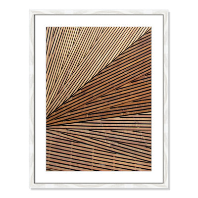 Fayette "Geometric Wood Panel 1" Print