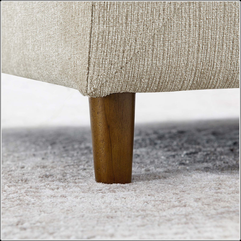 Modern Rectangular Pet Sofa with Armrests and Backrest, Ideal for Small and Medium Dogs, Beige