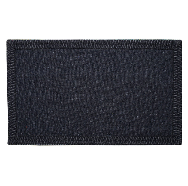 Woodcliff Water Resistant Anti-Fatigue Non-Skid Kitchen Mat, Black Persian