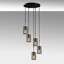 Luminaire suspendu cylindrique à 5 lumières-814172011