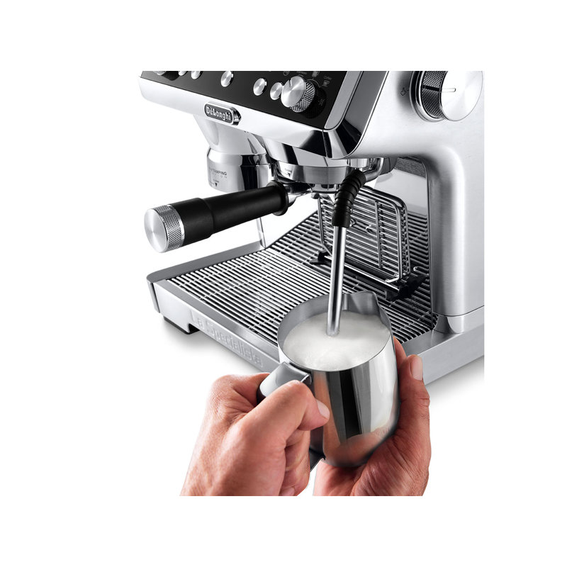 De'Longhi La Specialista Espresso Machine with Sensor Grinder, Advanced Latte System & Hot Water Spout, Chrome