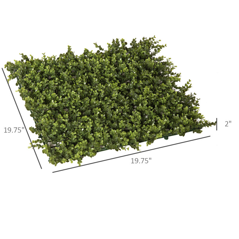 1.5' H x 1.5' W Boxwood Polyester Privacy Screen