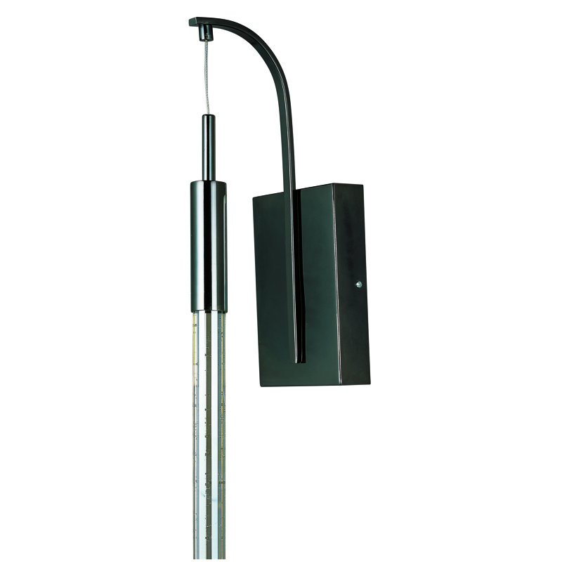 Delmont Steel LED Flush Mounted Sconce