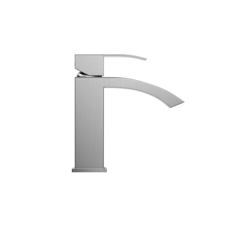 Faucet - 6.15" Depth, 6.53" Height, For Bathroom Sink , 2.7 Lb Package Weight, High, Silver