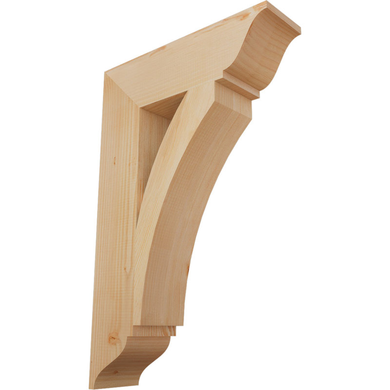 Thorton Traditional Bracket, Douglas Fir (Smooth), 34"H x 5.5"W x 22"D