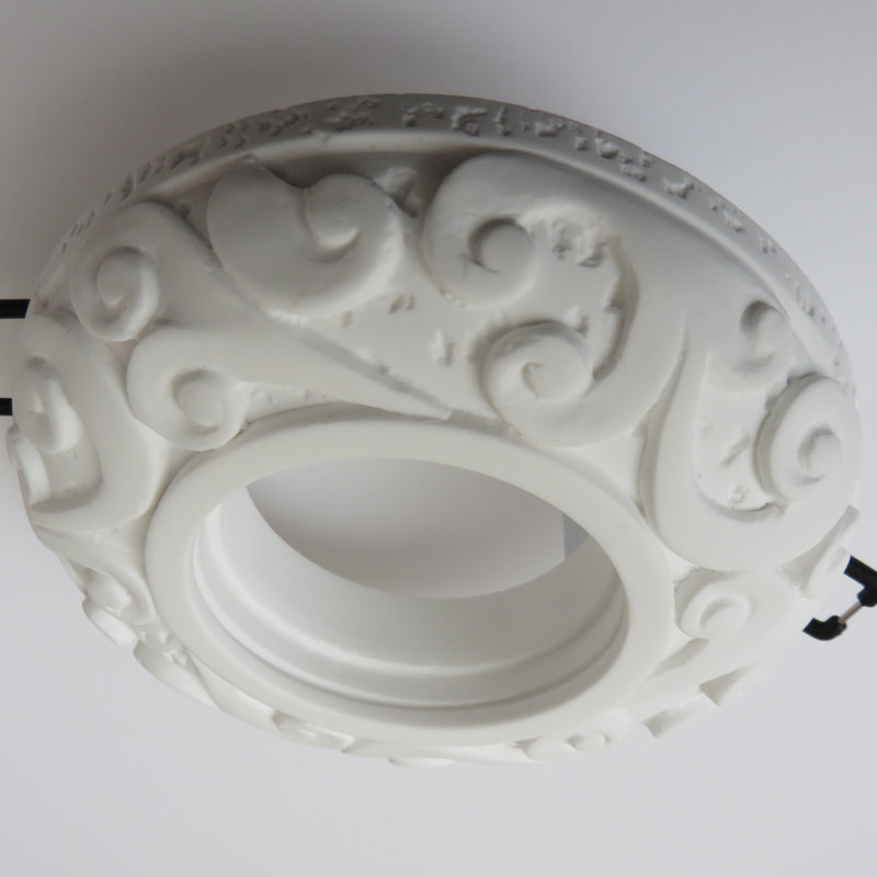 Eck Canless 4.2" LED Recessed Downlight Surround, White