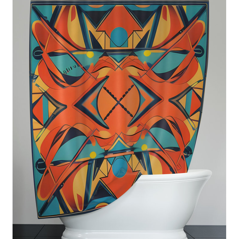 Rideau de douche Arberesha, H 72 po x l 70 po