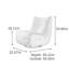 Fauteuil inclinable décontracté pivotant multifonctionnel