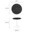 Table de bar Lippa, plateau rond en marbre artificiel, par Modway-410900533-471470868-471470871