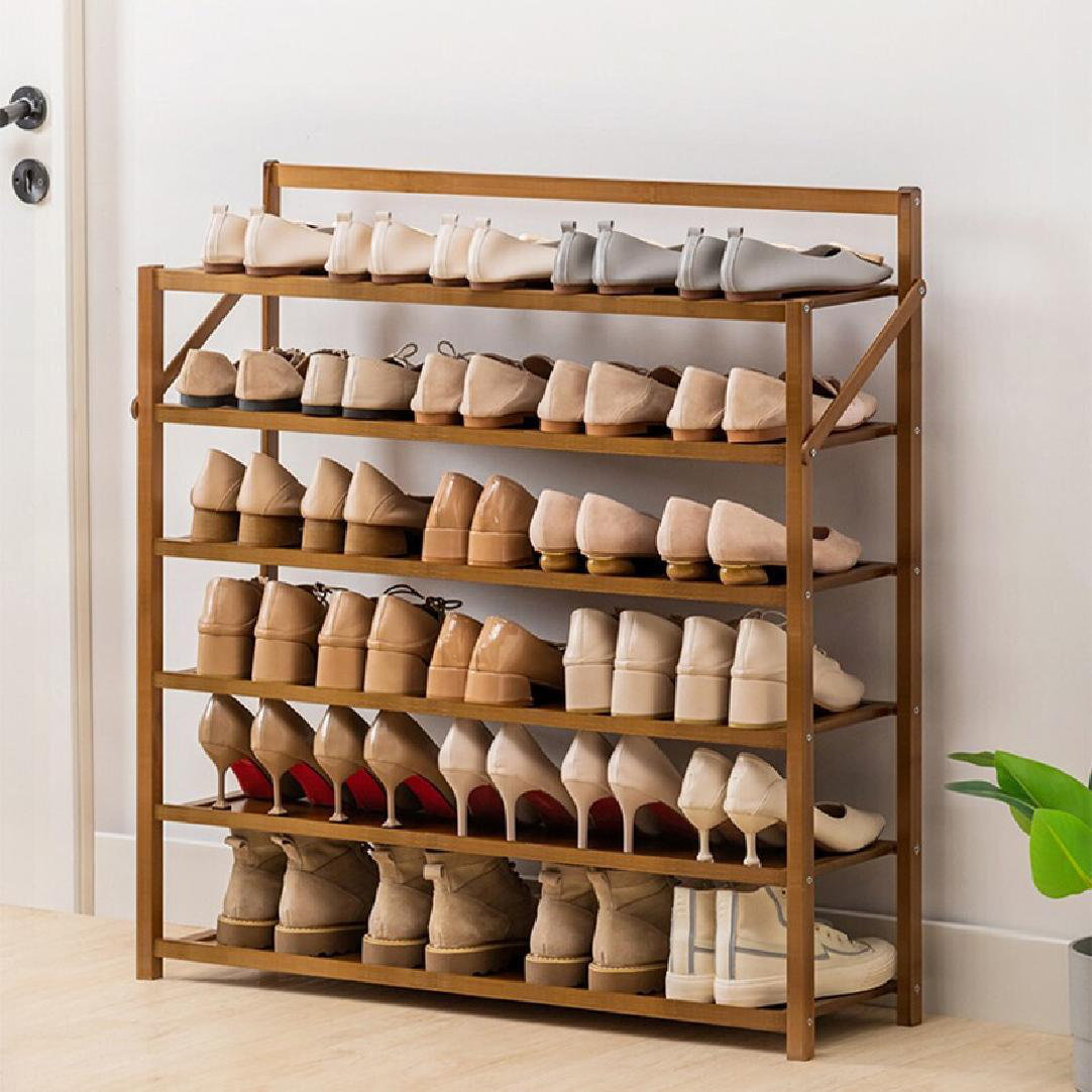Winston Porter 6 Pair Bamboo Shoe Storage Bench & Reviews