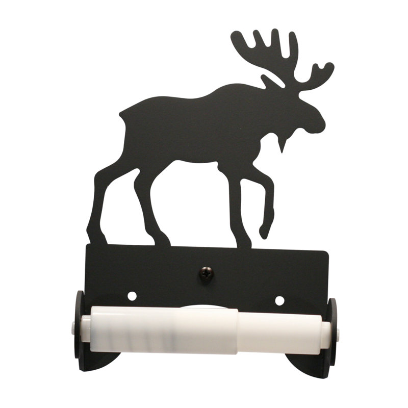 Moose Wall Mount Toilet Paper Holder