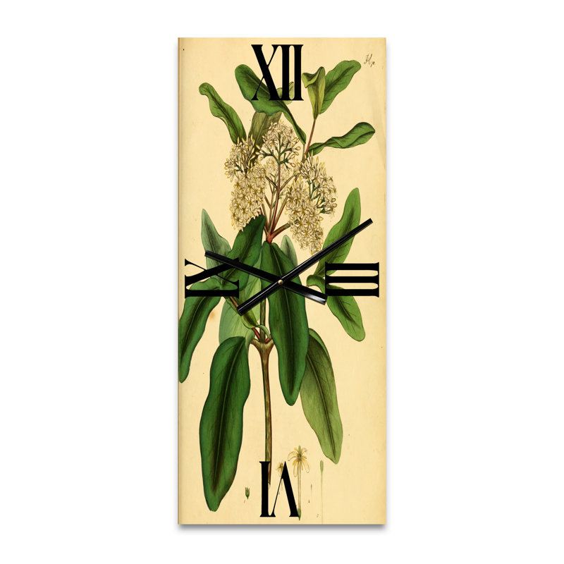 Horloge murale Plant Life I, Petit
