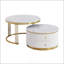 Table basse 2 pièces Modern Modern White-1213648
