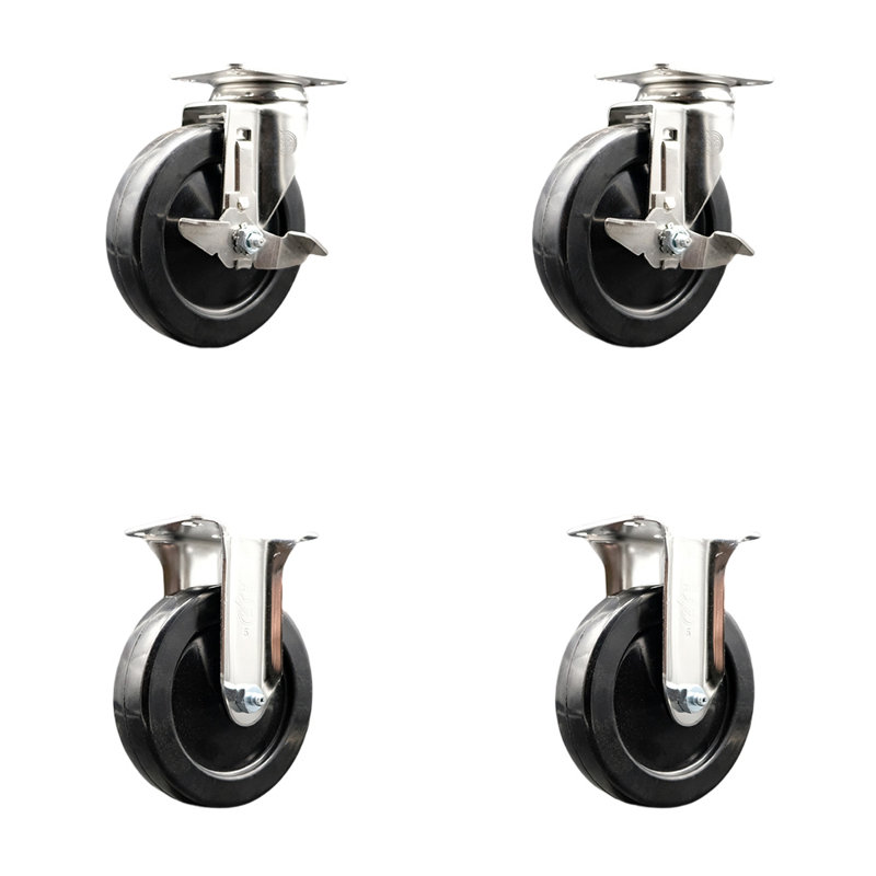Hard Rubber Casters