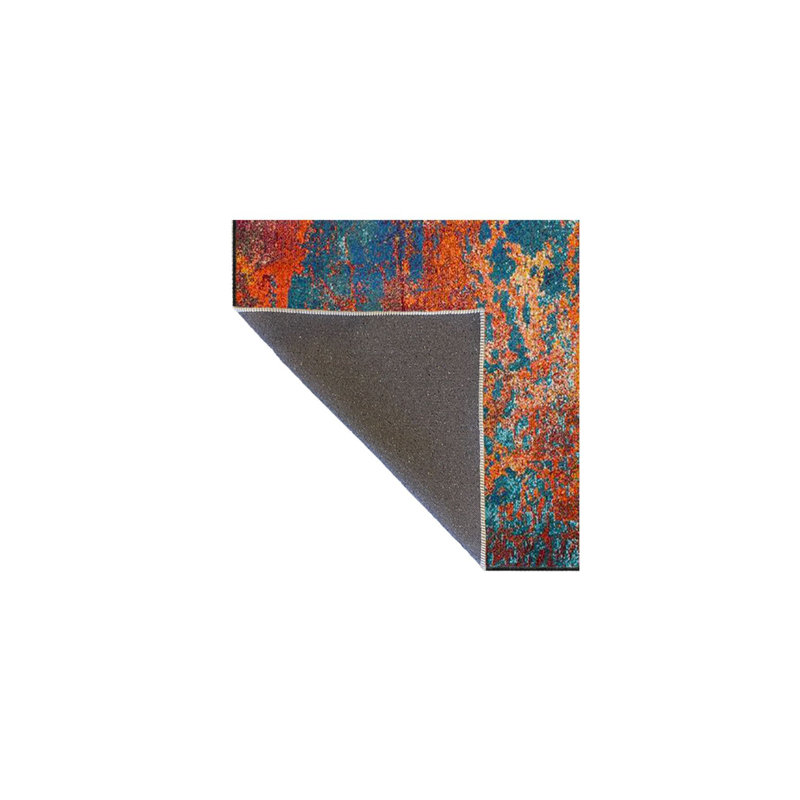 Tapis lavable en machine à motif pastel, Tapis de couloir 3 pi 3 po x 6 pi 7 po inclus