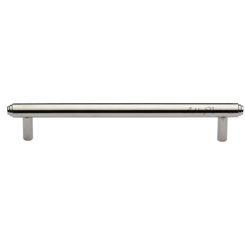 Geneva Cabinet 10" Center to Center Bar Pull, Polished Nickel, 8"