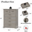 Commode 6 tiroirs Modern Modern-1515884713