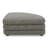 Donia Lowtide Curved Ottoman, Stone Tweed-1348637229